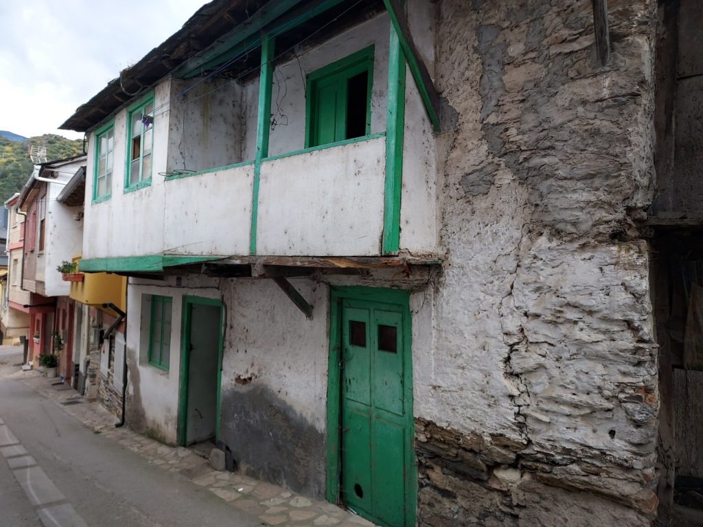 Casa antes de la reforma. Una casa típica de una aldea en Galicia. 